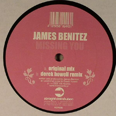 klv006 James Benites Missing You 12” Vinyl
