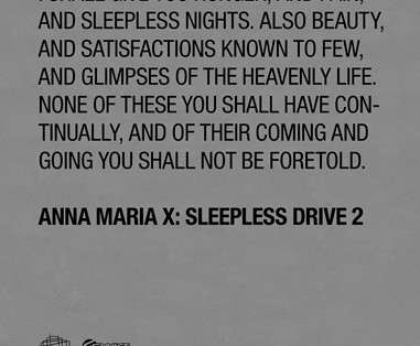 Anna Maria X - Sleepless Drive 2