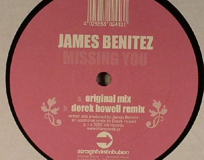 klv006 James Benites Missing You 12'' Vinyl